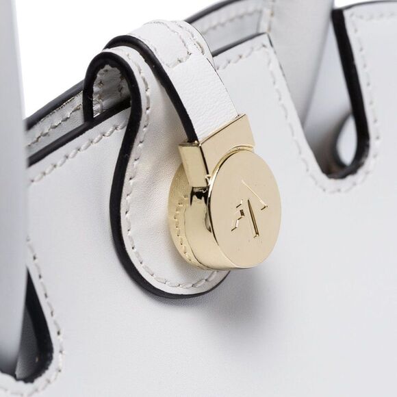 MANU Atelier Women's Micro Ladybird Leather Top Handle Bag - Ivory - Picture 5 of 9